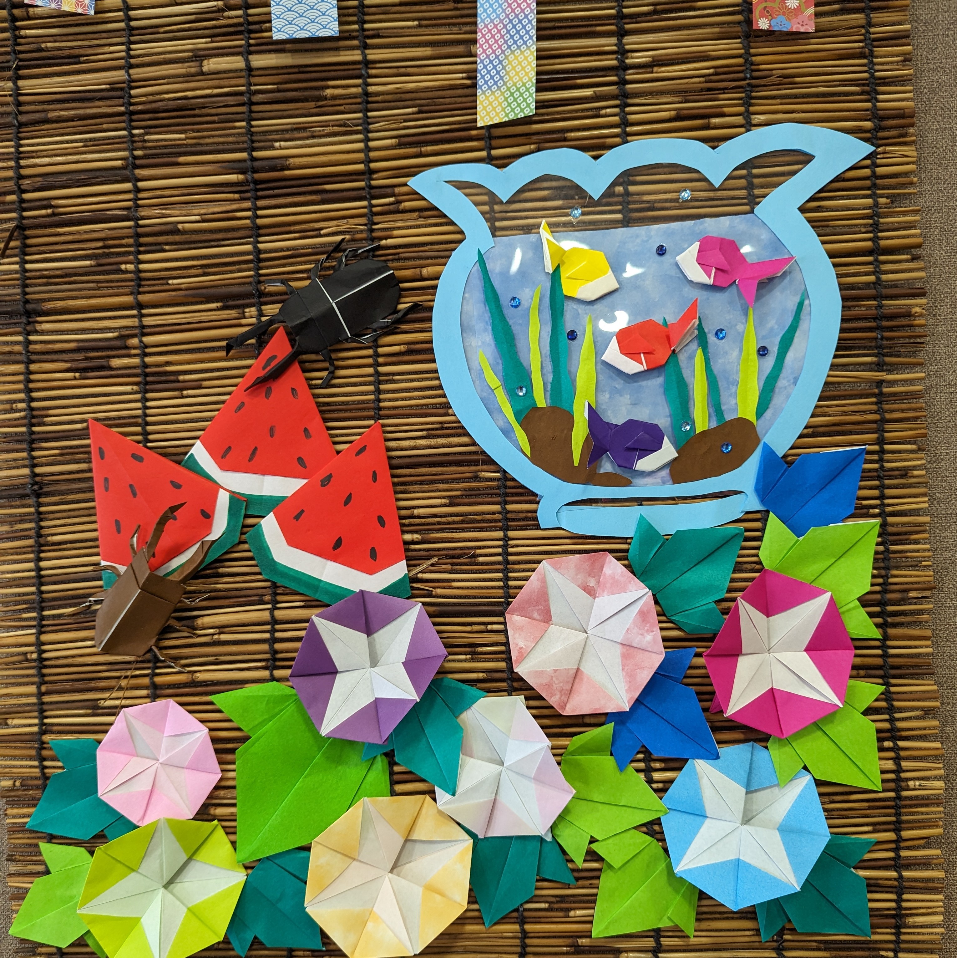 🌻すだれを使って🌻